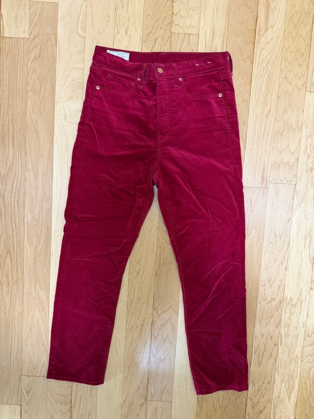 GAP Men's Burgundy Corduroy Pants